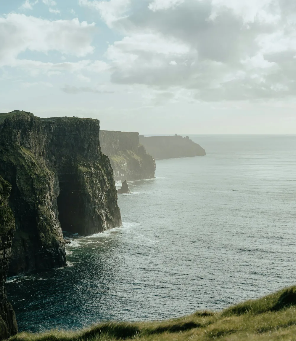 Atlantic cliffs and limestone pavement on the Aran Islands