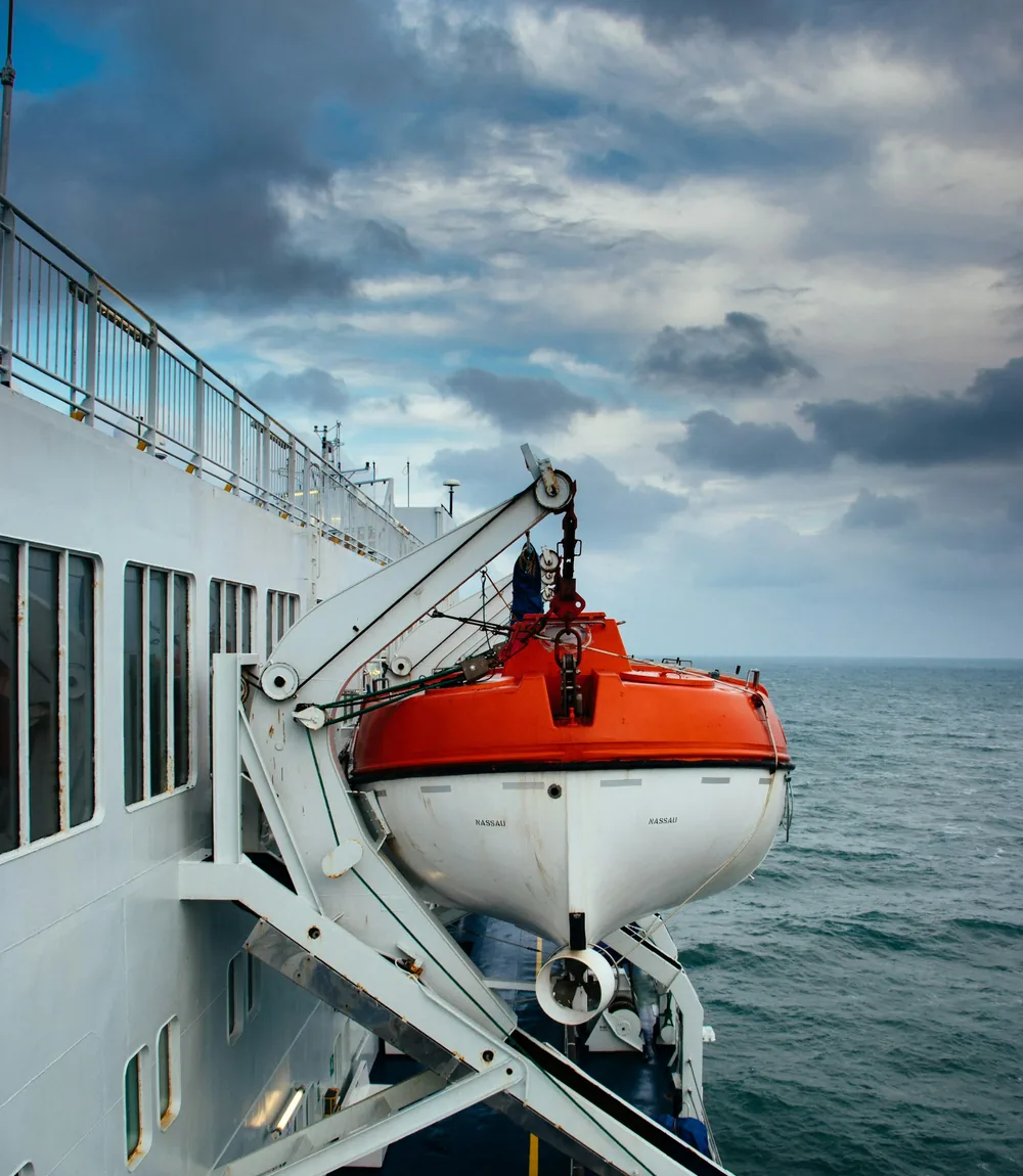 A ferry crossing the Atlantic toward the Aran Islands
